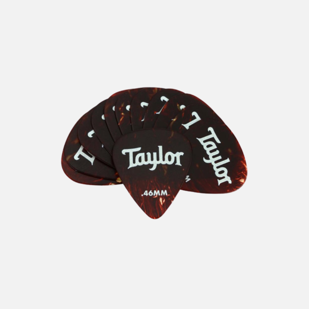 [Taylor] 테일러 셀룰로이드 피크 12팩 - 톨토이즈 0.46mm
