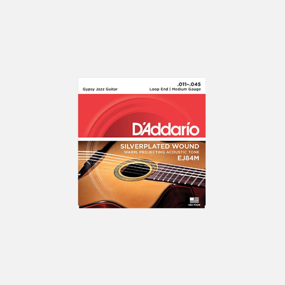 [D&#039;Addario] 다다리오 집시 재즈 기타 EJ84M 루프 엔드 미디움